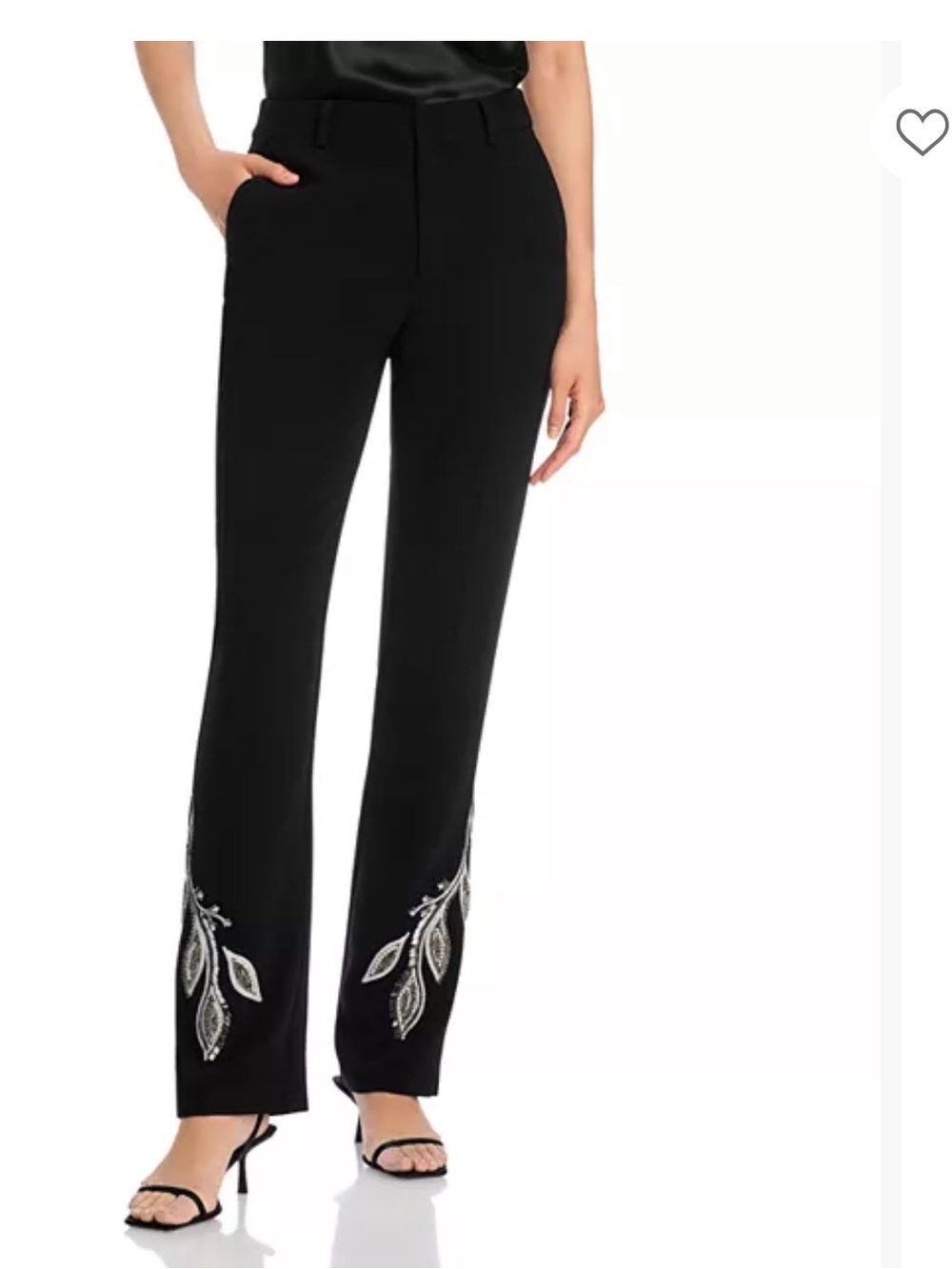 NEW! CINQ A SEPT metal paisley kerry pants